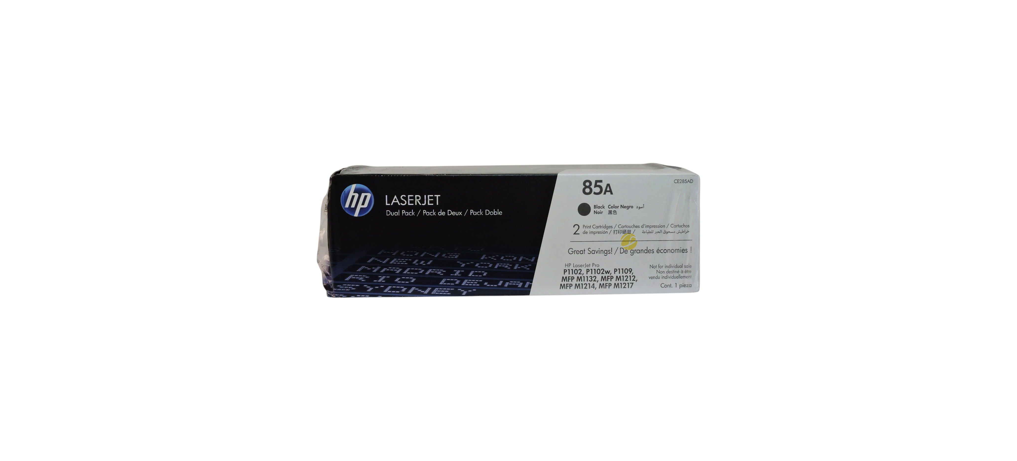 Pack doble de cartuchos de tóner negro original HP 85A para impresoras láser de Compras Perfectas